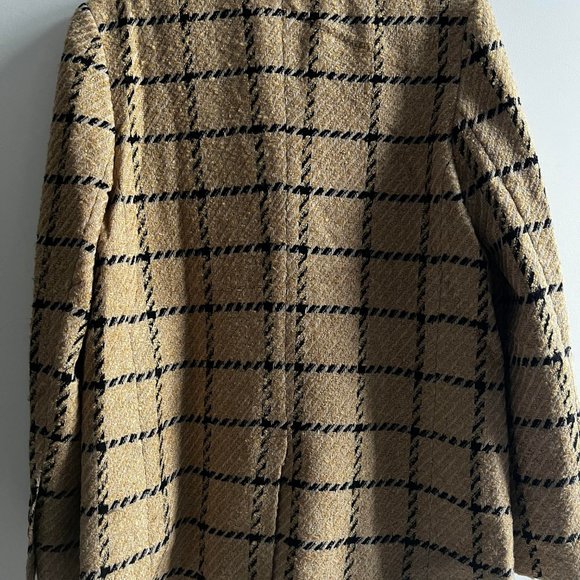 ANINE BING Kaia double-breasted checked tweed blazer - Picture 4 of 6